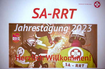 Plakat zur Jahrestagung mit Willkommensgruß